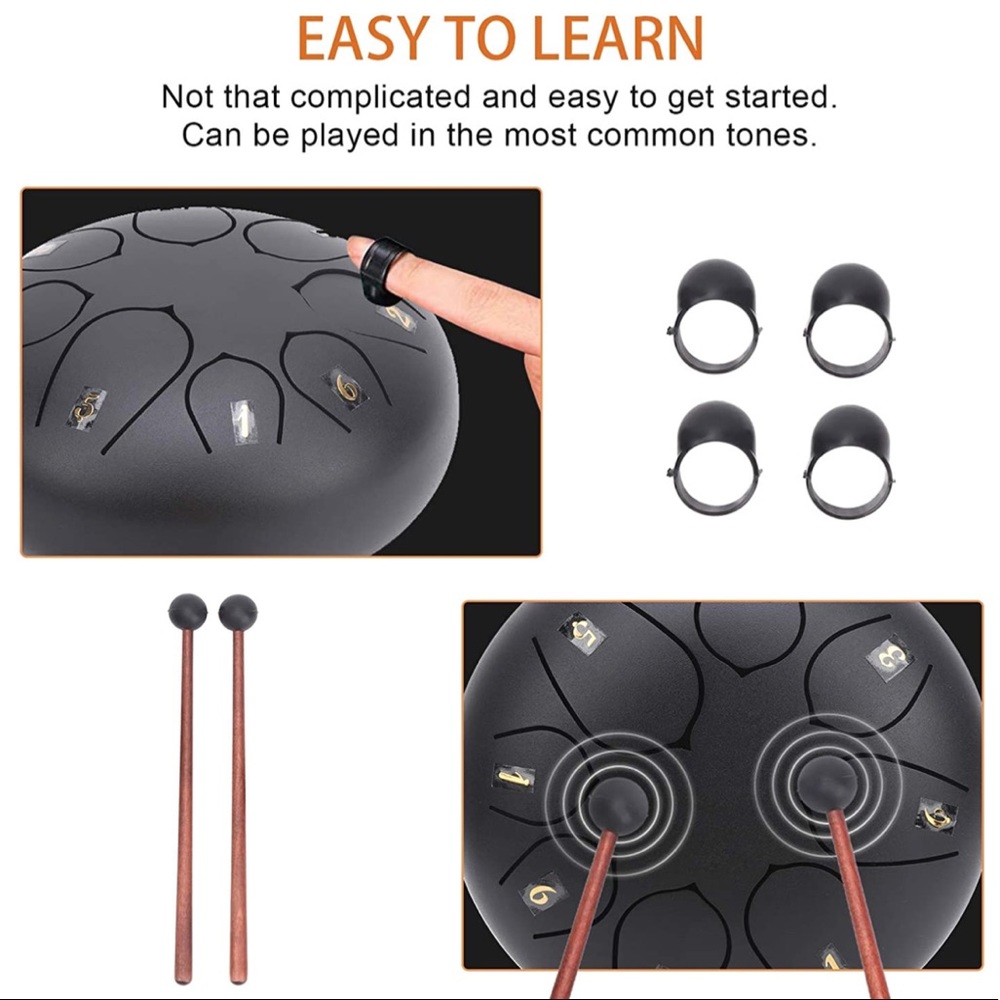 Steel tongue drum sound therapy - Picture 9 of 14